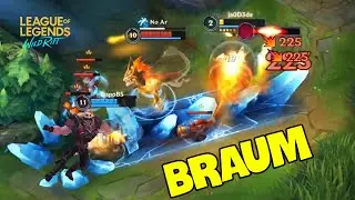 Wild Rift BRAUM Montage - Best BRAUM Plays | LoL Wild Rift Montage