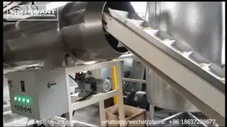 Two Tier Sexangle Net Fryums Snack Pellet Extruder Processing Line For Sale From China Manufacturer