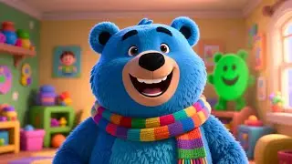Colour Hunt with Blue Bear 🐻🔵 | Learn Colors for Kids | Fun Educational Adventure