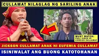 TOTOONG KONDISYON NG LUMAD  SA KAMAY NG MILITAR IBINUNYAG NI JICKSON CULLAMAT