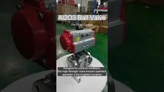 High-Strength Alumina Ceramic Ball Valve for Fluid Control