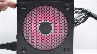 Corsair CX750F RGB fan preset mode demo