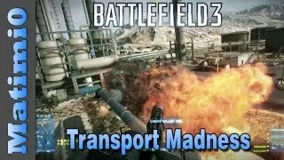 Transport Chopper Madness - Double Vision (Battlefield 3 Gameplay/Commentary)