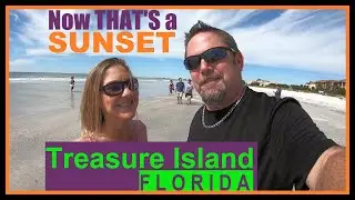 SUNSET BEACH - Treasure Island, Florida - AWESOME SUNSET!!