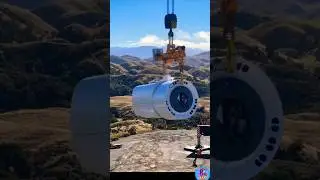😱World&rsquo;s Powerful 5MW Wind Turbine Nacelle Lifting | 🔥मेगा 5 मेगावाट पवन टरबाइन नैकेल लिफ्ट
