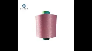 100D/36F Draw Texturing Yarn dope dyed pink yarn factory direct sales