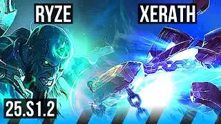 RYZE vs XERATH (MID) | 7/1/9, Dominating | KR Master | 25.S1.2