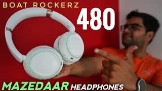 boAt Rockerz 480 Wireless Headphones with Powerful BASS & 6 RGB Modes 🔥