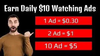 Earn Daily $10  Watching Ads - New Earning Website 2021 - Coinpayz.xyz