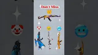Blue Flame Draco Ak47 vs Dragon Ak47 vs Unicorn's Rage Ak47 vs Sound Crafter Ak47 😱 #shorts #ff