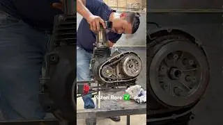 PISTON BORE ✅🤝💪 #wakhammotorcycle #mechanic #motorcycle #royalenfield #bullet350 #mechaniclife ❤️