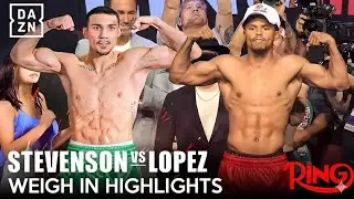 Shakur Stevenson vs Teofimo Lopez &ndash; Official Weigh-In & Final Face Off | Fight Week | DAZN Boxing