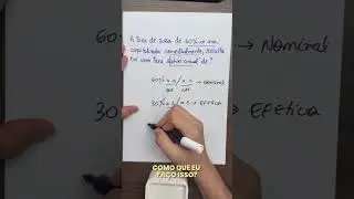 Taxa nominal, efetiva e equivalente, entenda as diferen&ccedil;as #concursobancodobrasil