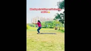 Morning stretch and balance routine | outdoor yoga |