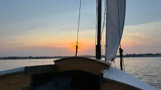 Solo Sail In New Haven Harbor - ASMR