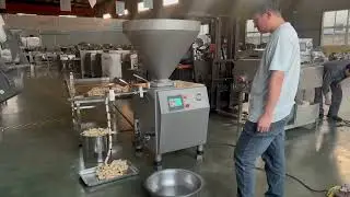 Automatic Vacuum Sausage Filling & Linking Machine | Precise Portioning | High-Speed Production
