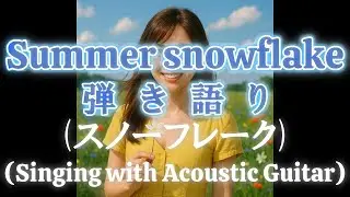 Summer snowflake 弾き語り (スノーフレーク Singing with Acoustic Guitar)