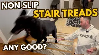 Non-Slip Stair Treads &ndash; Peel & Stick Safety for Kids & Pets!  PADOOR 15PC Review #ad