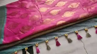 saree kuchu Tassels design || how to make pallu design || smart art & crafts