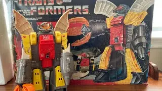 Transformers G1 Omega Supreme Review. 1985 Autobot Defense Base