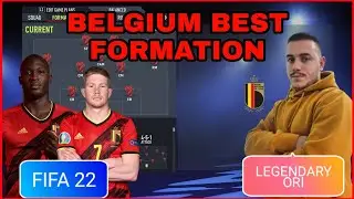 BELGIUM - BEST FORMATION, CUSTOM TACTICS & PLAYER INSTRUCTIONS! FIFA 22