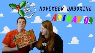 Geek Gear Unboxing | November 2016 | Animation Christmas Crate