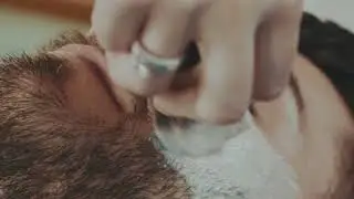 Hawkins & Brimble Shaving Cream Routine