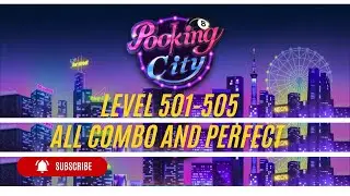 Pooking: Billiards City | Level 501-505 Gameplay | All Combo Clear