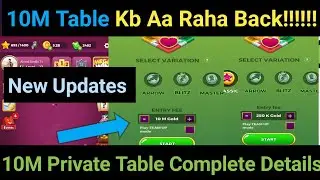 Ludo Star 10M Private Table Update | How To Get 10M Private Table