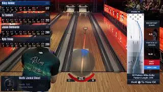Playing bowling