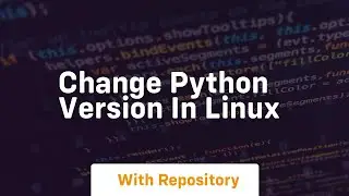 change python version in linux