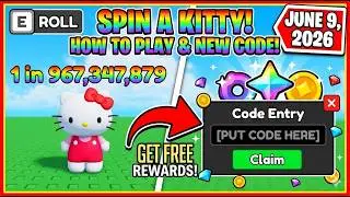 NEW CODES! 🎁 HOW TO PLAY SPIN A KITTY! ROBLOX COMPLETE GUIDE [JUNE 9]