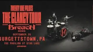 Twenty One Pilots Clancy Tour Breach Burgettstown Philadelphia at Star Lake Pavilion B Stage Medley