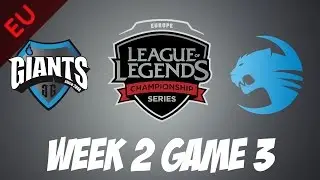Giants vs Roccat | Game 3 | HIGHLIGHTS | EU LCS W2D4 2017 Spring split