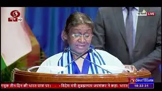 IGNOU DIKSHANT SAMARAOH ME PAHUNCHI RASHTRAPATI MURMU