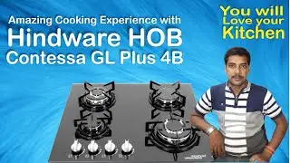 Hindware Contessa Gas Stove (HOB) GL Plus 4B, Unboxing, Review & installation