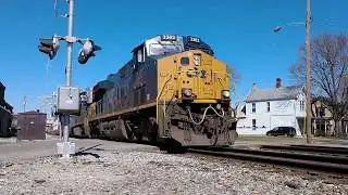 CSX Dash 9's (2) southbound at GE