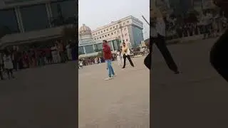 amrpali dubey  aur Chintu pandey ki new movie shooting in Barabanki mayo College