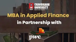 MBA Applied Finance program, in collaboration with PwC - Chandigarh University