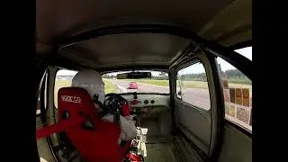 Velodromloppet 2025 race 1 Abarth 1000 TC, 1000 cupen