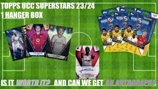 Opening a Topps UCC Superstars Hanger Box! 23/24 Season