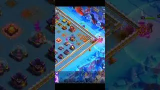 Winter Base Attack #coc #clashofclans #gaming #supercell