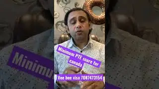 Minimum PTE SCORE requirement for canada 🇨🇦