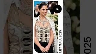 Poorly dressed Isha Ambani in Anamika khanna&rsquo;s Black dandy inspired look 🤑 at Met Gala 2025