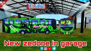 New zedone  in garage ithu pollikum guess #bussid#players#mods#wtagaming#