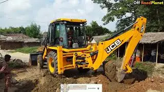 JCB Backhoe Machine Making Culvert In Remote Village -JCB -JCB Video   JCB 3dx Super-Off RoadPlanet