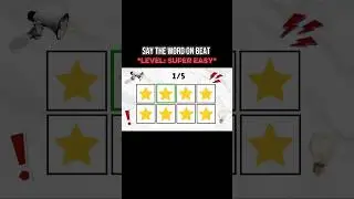 Say The Word On Beat (Level: Super Easy)