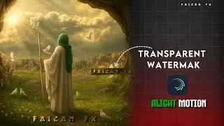 Secret Invisible Watermark Trick in Alight Motion 🤫 | Best for Editors