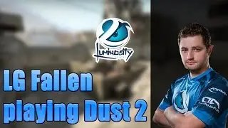 LG * FalleN playing CS:GO ESEA on dust 2 (twitch stream)