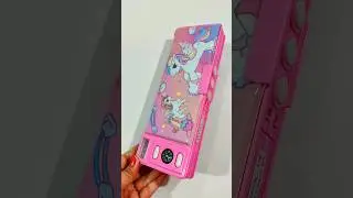Ultimate Password Lock Wali Pencil Case, Unicorn Geometry Box #backtoschool #stationery #filling